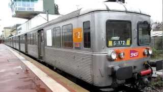 Paris Z6100 TRIA  Pontoise départ Ligne H Transilien [upl. by Ecyak]