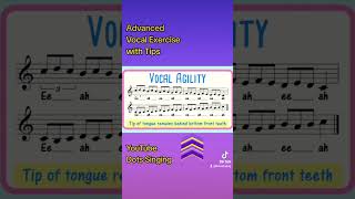 Vocal Agility Exercise Female Ee Ah shorts [upl. by Alioz]