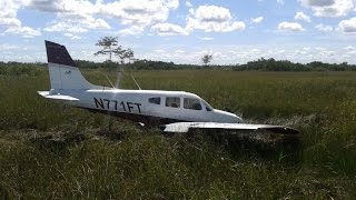 Emergency Landing  Piper Arrow III [upl. by Enneire124]