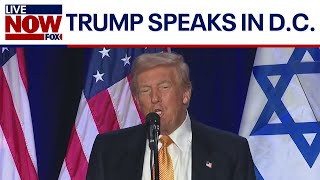 FULL SPEECH Trump speaks at antisemitism event in DC  LiveNOW from FOX [upl. by Nosned]