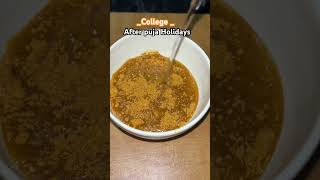 College after puja Holidays  chicken Maggi  shorts chickenmaggi maggirecipe [upl. by Naujal]