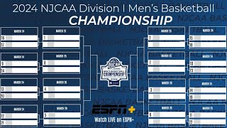 2024 NJCAA DI Mens Basketball Selection Show [upl. by Llerral]