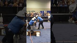 AWWA girls pipe tapping competition  the convention center in Anaheim California 2024 [upl. by Laamak]