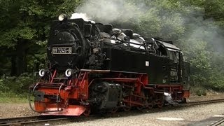 Dampfloksound pur  Bergfahrt unter Volldampf mit 99 7245 [upl. by Ffej]