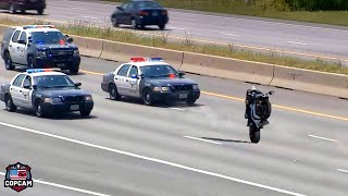 Tragic 100 Shocking and Devastating Motorcycle Police Chases and Road Rage Caught on Dashcam [upl. by Elletsirk18]