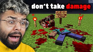 If I Take Damage Minecraft Gets More SCARY [upl. by Godwin]