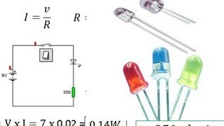 Calculo de la resistencia del LED [upl. by Esyned]