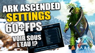 SETTINGS ARK ASCENDED VOIR SOUS LEAU TOURELLE AU PLAFOND [upl. by Heath]