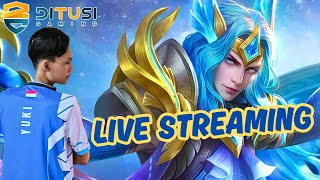 LIVE MALAM MALAM PASANG KERAMIXX  TOP UP DI DITUSI GAMING CODE YUKIDITUSI mobile legends [upl. by Eatnoled]