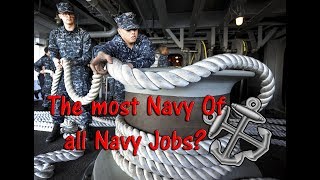 Navy Jobs  BM Boatswains Mate [upl. by Amzu]