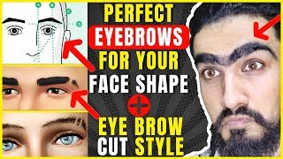 How to get Perfect Eyebrows for Men  Eye Brow Cut Style  Mens Grooming [upl. by Odlaumor]