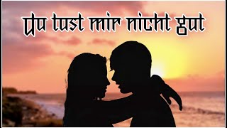 Mario Novembre  Du tust mir nicht gut Official Lyric Video [upl. by Auqenahc778]