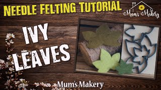 Making Needle Felted Ivy  Armature Tutorial [upl. by Kenyon]