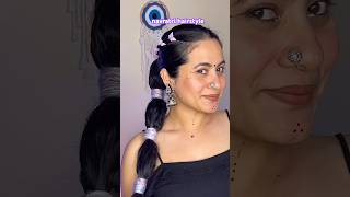 Hair inspo for NAVRATRI ❤️navratrihairstyle navratrispecial hairstyle hairtutorial hairideas [upl. by Idnew]