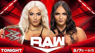 RAW  Zelina Vega Vs Kiana James [upl. by Festus863]