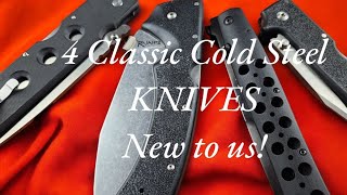 Cold Steel  Our First Look at 4 Classics csknives Jimislash [upl. by Inobe]