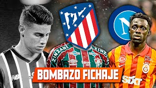 BOMBAZO COLOMBIANO x ATLETICO de MADRID l JAMES MALAS NOTICIAS l DAVINSON SANCHEZ x NAPOLI [upl. by Emia600]