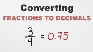 Converting Fractions to Decimals by Math Teacher Gon [upl. by Egan]