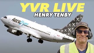 YVR Vancouver Airport Live Plane Spotting  May 23 2024 [upl. by Gore385]