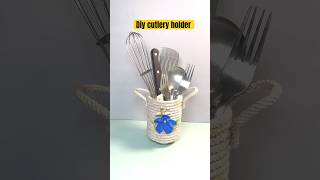 Diy cutlery holder  diy kitchen storage  craft explosion shorts youtubeshorts [upl. by Danie788]