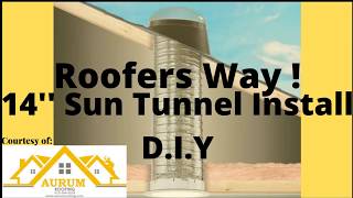 HowTo Install 14quot Velux Sun Tunnel Step by Step [upl. by Oiludbo]