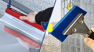 Silicone vs Rubber Squeegee Which Squeegee is Better [upl. by Dnana]