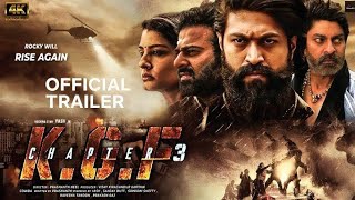 KGF Chapter 3  Hindi Trailer  Rocking Star Yash Raveena Tandon  Prashant Neel  Hombale Film [upl. by Duer]