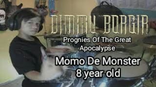 DIMMU BORGIRProgenies of the great apocalypse 8year old drum cover [upl. by Apthorp]