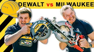 UNGLAUBLICH STÄRKSTE AKKU KREISSÄGE von DeWALT vs MILWAUKEE  WERKZEUG NEWS 65 [upl. by Reni]