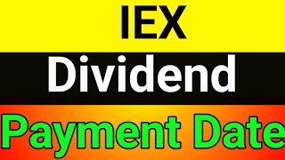 IEX dividend payment date 2024🚀iex dividend payment date🔥 iex dividend 2024 [upl. by Idroj585]