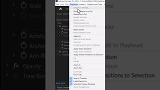 How To Enable Greyed Out Sequence Settings in premiere pro premierepro [upl. by Idnod]