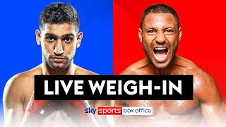 AMIR KHAN VS KELL BROOK  FULL WEIGHIN ⚖️🔥 [upl. by Samford]