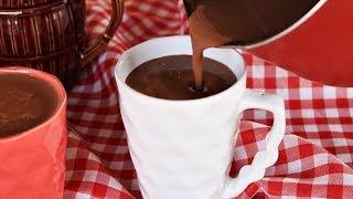 CHOCOLATE QUENTE SUPER CREMOSO E FÁCIL DE FAZER  Menino Prendado [upl. by Enilasor467]