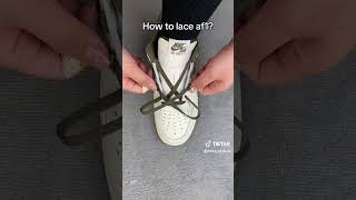 How to lace af1 [upl. by Rexferd]