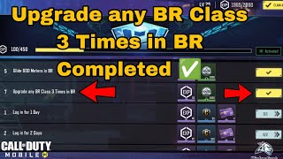 How to Upgrade any BR Class 3 Times in BR Cod Mobile 2024 [upl. by Zerimar]