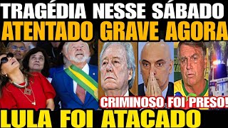 TRAGÉDIA ATENTADO GRAVE AGORA VÁRIOS T1R0S 2 M0RT05 LULA DA SILVA FOI ATACADO EM REUNIÃO P CAIAD [upl. by Anilatsyrc874]