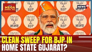 Gujarat  Lok Sabha 2024  News18 Mega Opinion Poll 2626 Predicted for BJP in Gujarat  News18 [upl. by Schwab]