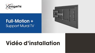 Comment installer votre téléviseur de gamme avec le support mural TV FullMotion ELITE  Vogels [upl. by Bergeman]