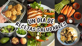 Un día Completo de Recetas Saludables  Para la Semana [upl. by Johm]