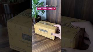 Unboxing PR package from Swiss Beauty Craze swissbeauty prpackage [upl. by Strade]