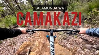 MTB trail CAMAKAZI POV  DJI ACTION 3  Kalamunda WA [upl. by Senilec]