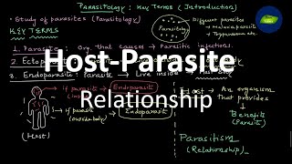 HostParasite Relationship  Parasites  Endoparasites Ectoparasite  Basic Science Series [upl. by Atinele]