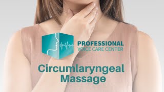 Circumlaryngeal Massage  Professional Voice Care Center [upl. by Asoramla]