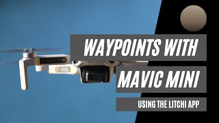 New Waypoints Feature with DJI Mavic Mini 1 Drone and Litchi App [upl. by Wat498]