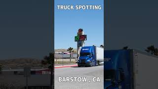 TRUCK SPOTTING 01081  BARSTOW automobile semitrailer trucking [upl. by Namrej]