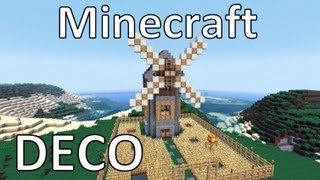 Minecraft  Comment Créer un Moulin [upl. by Nived939]