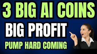 3 Big Ai Coins Pump Hard Coming  Best Ai Coins To Buy In 2024  Earn With Shafiq [upl. by Wall]