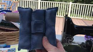 Sewing port pillow for chemo patients [upl. by Eiramyma]