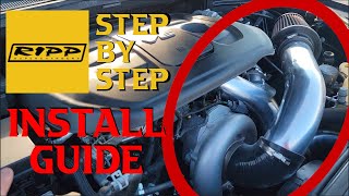 RIPP Supercharger Install  36L Pentastar WK2  Beginners Guide StepbyStep [upl. by Trahurn510]