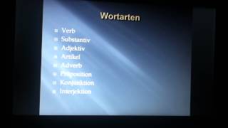 Wortarten bestimmen  Wortarten Übersicht [upl. by Harlin440]